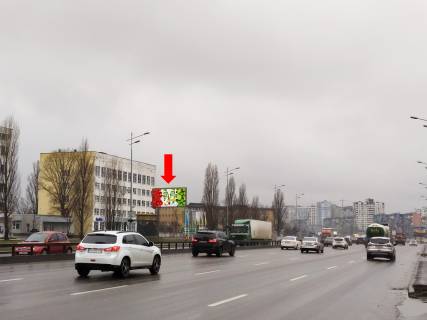 Billboard  in Kyiv, 3x6  Bazana av. - st. Gorlivs'ka, 300 m. za Harkivs'kou pl, v centr Photo 1