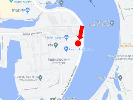 Video Billboard A in Kyiv, 3x6  Набережно-Рибальська вул. – вул. Електриків, на світлофорі, до центру - 583536 scheme