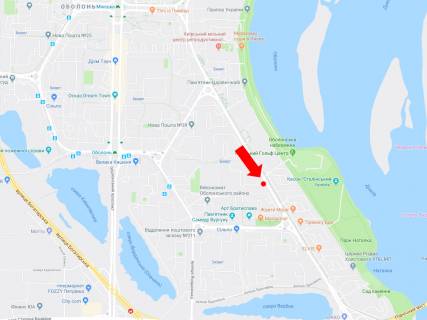 Prismatron, Prism  in Kyiv, 3x6  Geroiv Stalingrada av., 9, navproti supermarketu "Antoska", v bik av. Banderi - 445822 scheme