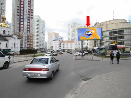 Billboard  in Kyiv, 3x6  Gmiri st., 7 - st. Cavdar, v bik av. Bazana, st.m. "Poznaki" Photo 1