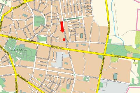 Billboard A in Rivne, 3x6  Grusevs'kogo st., 44, 500 m. do supermarketiv "El'dorado", "Vopak" scheme