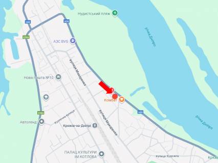 Billboard A in Kremenchuk, 3x6  Respublikans'ka st. / Managarova st. scheme