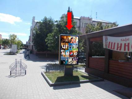 Citylight A in Sumi, 1.8x1.2  Voskresens'ka st. (kol. Frunze st.) / 9-go Travna av. Photo 1