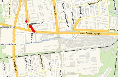 Billboard B in Oleksandria, 3x6  6-go Grudna st., 143 scheme