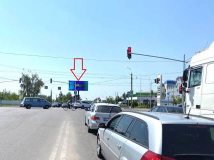 Video Billboard A in Lutsk, 3x6  Дубнівська вул. - Глушець вул., р/с, з центру - 588125 Photo 1
