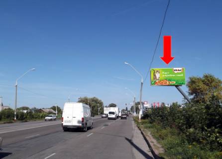 Billboard A in Zhytomyr, 3x6  Kiivs'ke sose, 6, bila AZS "Lukojl", viizd v bik m. Kiiv Photo 1