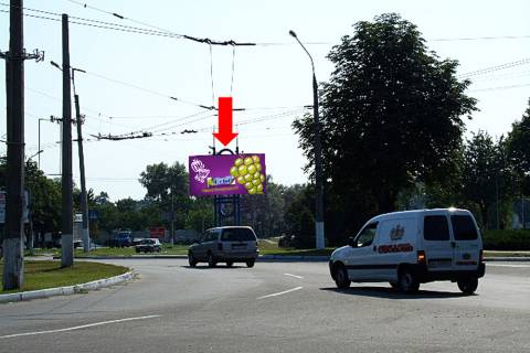 Billboard A in Kremenchuk, 3x6  Poltavs'kij av. / Svobodi av. (kol. 60-ricca Zovtna st.) Photo 1