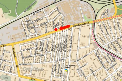 Scrolller, Scroll A in Lviv, 2.3x3.14  Городоцька вул., 186-188, біля мотозаводу, з центру - 559375 scheme