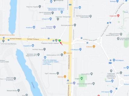 Prismatron, Prism A in Kyiv Polarna st. - Bogatirs'ka st. - 395556 scheme