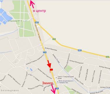 Billboard A in Bezlyudivka, 3x6  Гагаріна пр., с. Безлюдівка, (3), виїзд з міста scheme