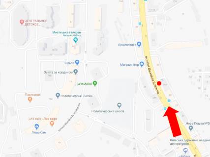 Scrolller, Scroll A in Kyiv, 2.3x3.14  Bojcuka st. (kolis. Kikvidze st.), 23, v storonu bst. L. Ukrainki ta Druzbi Narodiv, v centr - 470527 scheme