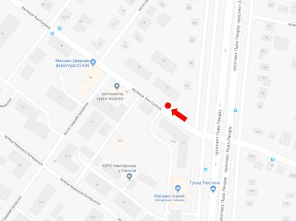 Prismatron, Prism A in Kharkiv, 3x6  Halturina st. - av. Landau, na svitlofori v bik Saltivs'kogo sose - 173444 scheme