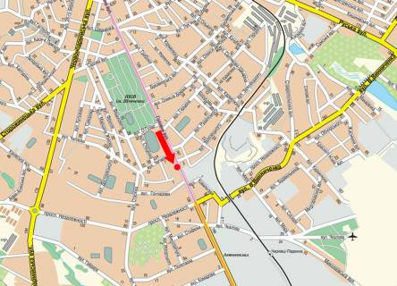Citylight A in Chernivtsi, 1.8x1.2  Golovna st., 108, bila magazinu "Assol'", z centru scheme