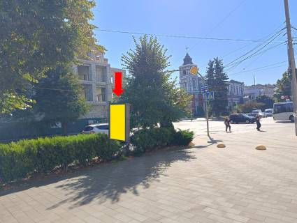 Citylight A in Zhytomyr, 1.8x1.2  Kiivs'ka st., 9 / Teatral'na st., bila PUMBu, na svitlofori Photo 1