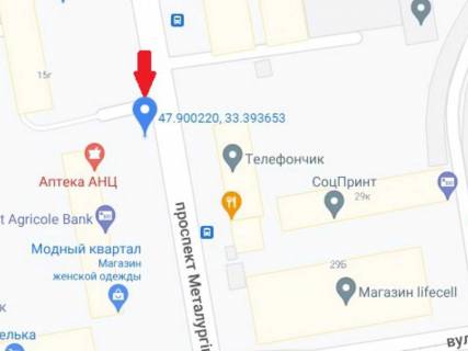 Citylight B in Krivy Rig, 1.8x1.2  Metalurgiv av., 9 scheme