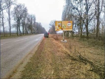 Billboard A in Kagarlik, 3x6  v'izd u misto z boku Rziseva Photo 2