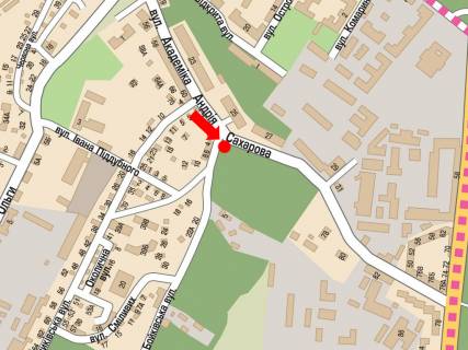 Scrolller, Scroll A in Lviv, 2.3x3.14  Сахарова вул., 25 / Бойківська вул., біля Кредобанку - 558031 scheme