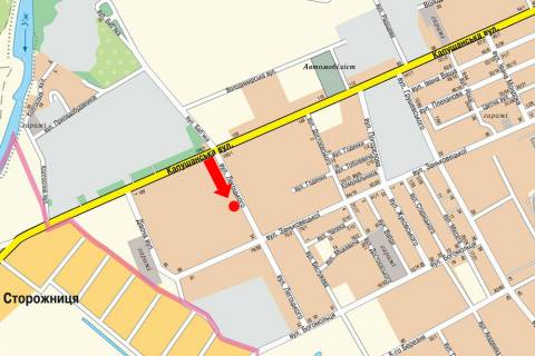 Billboard A in Uzhgorod, 3x6  Legoc'kogo st., 22, v bik Zan'kovec'koi st., TC "Tokio" scheme