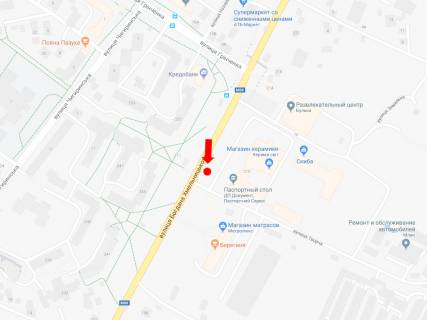 Citylight  in Lviv, 1.8x1.2  Hmel'nic'kogo st., 212 (zupinka "Skejt-park"), z centru scheme