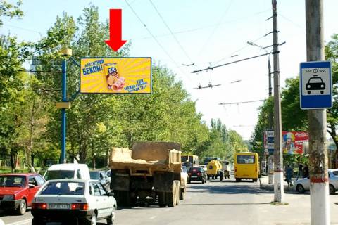 Billboard  in Kherson, 3x6  Perekops'ka st., 168 / Zalaegerseg st. (flazok) Photo 1