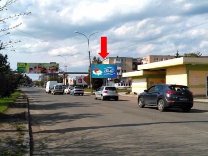 Billboard  in Uzhgorod, 3x6  Grusevs'kogo st., 29 / Zan'kovec'koi st., v bik Kapusans'koi st. Photo 1
