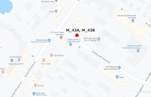 Billboard B in Kropyvnytskyi (Kirovograd) Ucilisnij prov., 3 scheme