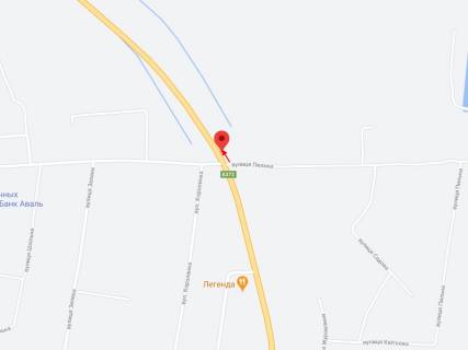 Billboard A in Zhovkva Avtodoroga M-09 - Pil'na st., v'izd v m. Zovkva, vid m. L'viv scheme