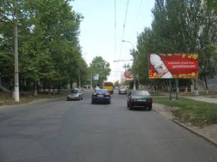Billboard A in Kherson Lavren'ova st., 5A - Boguna st. (kolis. Illica st.) Photo