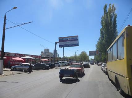 Billboard + in Odessa, 3x6  Добровольського пр., 114/2, ринок "Північний" Photo 1
