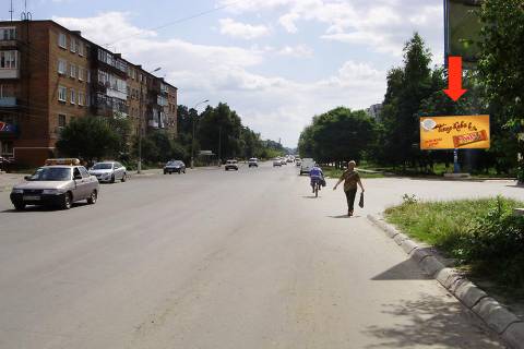 Billboard A in Shepetivka, 3x6  Miru av. / Persotravneva st., bila gastronomu "Podilla", v centr Photo 1