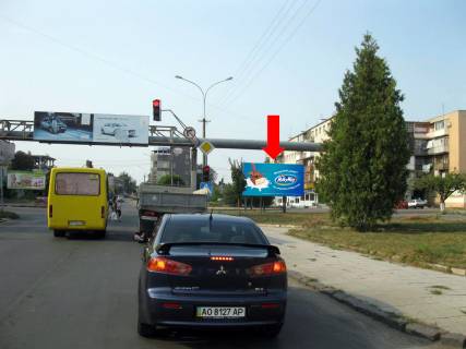 Billboard A in Uzhgorod, 3x6  Zan'kovec'koi st. / Grusevs'kogo st. Photo 1