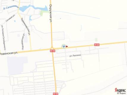 Billboard A in Lutsk, 3х6  Rivnens'ka_v'izd v misto_300m do kil'ca bila Epicentru scheme