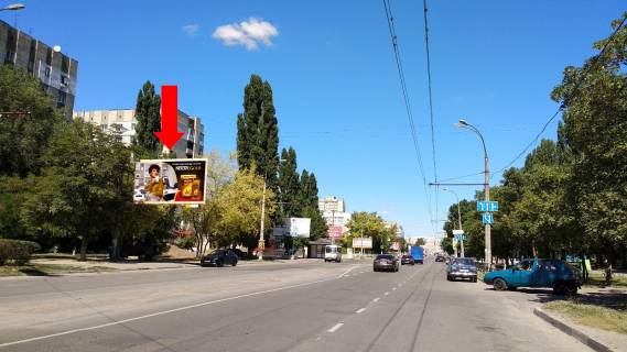 Billboard B in Kherson, 3x6  200-ricca Hersonu av. / Visneva vst. (kol. Bluhera vst.), z centru Photo 1