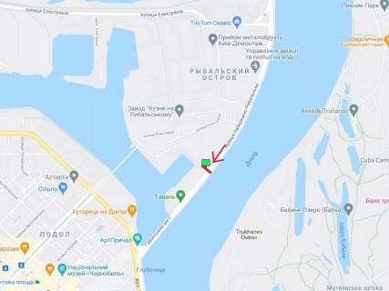 Prismatron, Prism A in Kyiv Naberezno-Ribal's'ka st., 28, v centr, v storonu Naberezno-Hresatic'ka st. - 378921 scheme