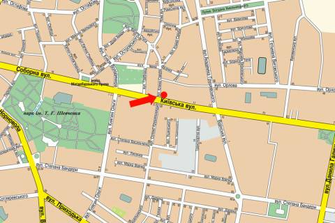 Citylight  in Rivne, 1.8x1.2  Kiivs'ka st. / Savura st., bila avtosalonu "Citroen" scheme