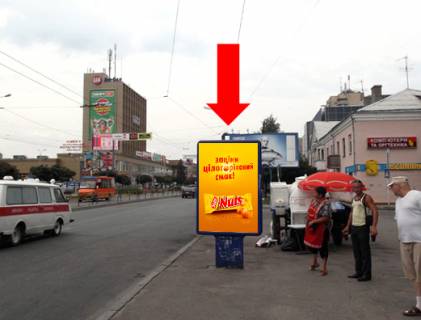 Citylight  in Zhytomyr, 1.8x1.2  Kiivs'ka st., 98 / Zgodi pl., navproti TC "Armarok", supermarketu "El'dorado" Photo 1