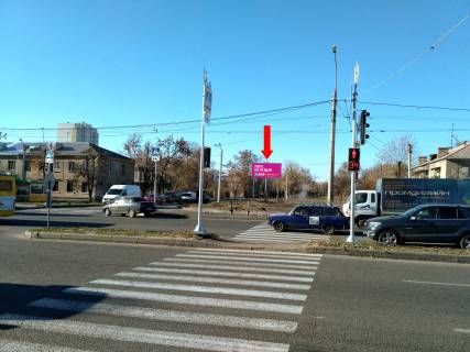 Billboard  in Kharkiv, 3x6  Kamiseva st. - av. L'va Landau, na svitlofori, v storonu st. Ak. Pavlova Photo 1