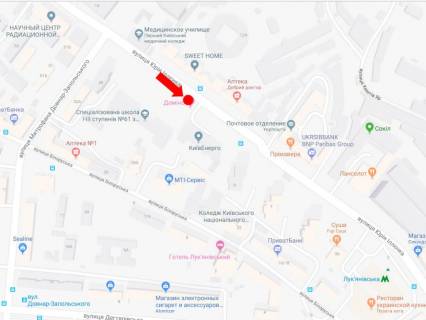 Scrolller, Scroll  in Kyiv, 2.3x3.14  Illenko st. (kolis. Mel'nikova st.), 39, na svitlofori, v storonu st. m. "Luk'anivs'ka", centru - 456012 scheme