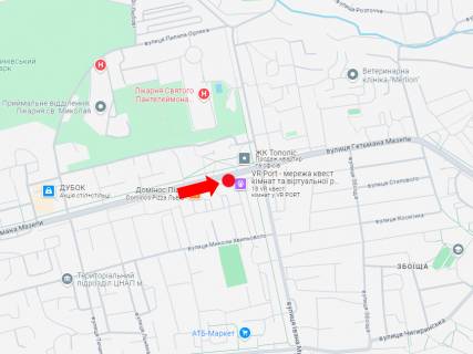 Backlight A in Lviv, 2.3x3.14  Мазепи вул., 26 / Миколайчука вул., ресторан "Магнат", в бік Гринченка вул. scheme