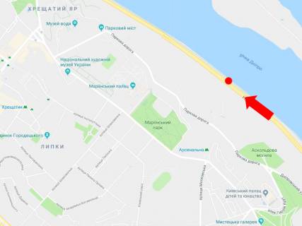 Scrolller, Scroll  in Kyiv, 2.3x3.14  Naberezne sose st., 950 m. vid st.m. "Dnipro", v bik Podolu - 456016 scheme