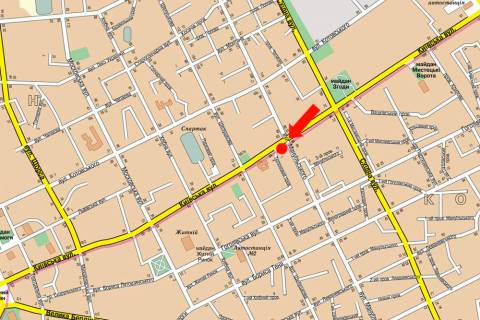 Citylight  in Zhytomyr, 1.8x1.2  Kiivs'ka st., 86 / Mazepi st. (kol. Manuil's'kogo st.), na svitlofori scheme