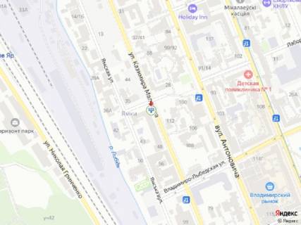 Video Billboard A in Kyiv Malevica st. (kolis. Bozenka), 48 - Laboratorna st., za svitloforom, prajs za translaciu rolika 10 sek 1vihid/90 sek, z 0:00 do 23:59 - 384222 scheme