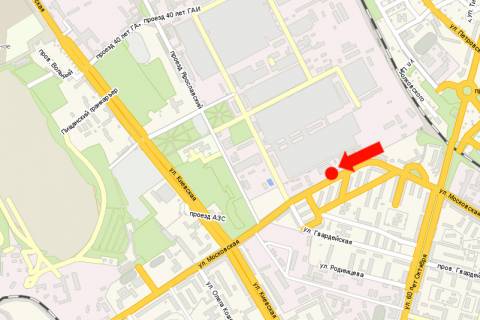 Billboard A in Kremenchuk, 3x6  Pugacova st., 27, bila CTO scheme