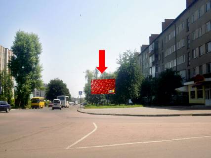 Billboard A in Drogobich, 3x6  Volodimira Velikogo st., bila magazinu <<M'asnij svit>>, v bik z/d vokzalu Photo 1