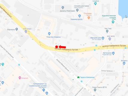 Scrolller, Scroll A in Kyiv, 2.3x3.14  Naberezno-Lugova st. - st. Mezigirs'ka, z centru - 470349 scheme