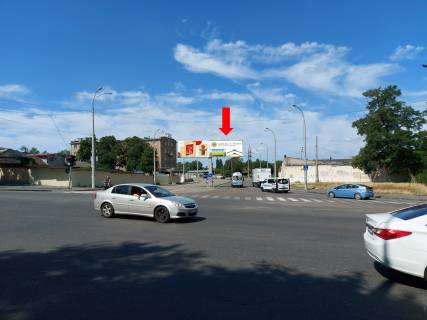 Billboard A in Odessa, 3x6  Balkivs'ka st. / Zelabova st., rozdil'nik, z boku Balkivs'koi st., prava Photo 1