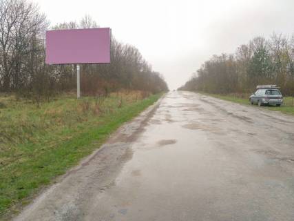 Billboard + in Borshchiv, 3x6  v'izd u misto, z boku Muskativki Photo 1
