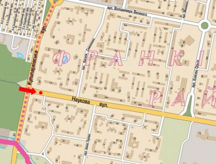 Prismatron, Prism A in Lviv, 3x6  Naukova st. / Kul'parkivs'ka st., rozdil'nik, bila TRC "Victoria Gardens", v bik Knagini Ol'gi st. - 19117 scheme