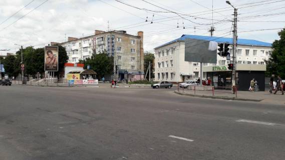 Billboard A in Kropyvnytskyi (Kirovograd) Andriivs'ka st. - Soborna st. (kolis. 50-ricca Zovtna st.) Photo 1