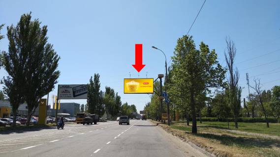 Billboard A in Kherson, 3x6  Mikolaivs'ke sose, bila Mehanicnogo zavodu, v centr (flazok) Photo 1